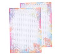 ZUNOXAZ 2pcs Large Wall Calendar Jumbo Yearly Planner with Monthly Scheduler for Family and Office Hanging Vertical Organizer with Bold Print for Easy Management and Event Planning