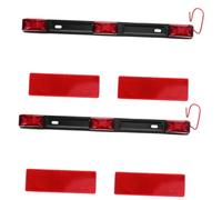 ZUNOXAZ 2pcs LED Truck Brake Marker Tail Light Bar Durable Rear Roof Lamp for Trailer Pickup Rv Suv with Cover Bright Energy Saving Safety Light