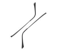 ZUNOXAZ 2pcs Metal Glasses Arm Replacement Legs Universal Eyeglasses Temples Repair Accessories Black for Reading and Frames