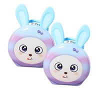ZUNOXAZ 2pcs Metal Piggy Bank Money Savings Box for Boys and, Decorative Coin Organizer and Cash Saving Container, Suitable for Bedroom and Teaching Use