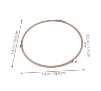 ZUNOXAZ 2Pcs Microwave Glass Turntable Roller Support Ring Stable PP Material Replacement for Plates Easy Install Microwave Plate Holders for Even Heating and Consistent Rotation