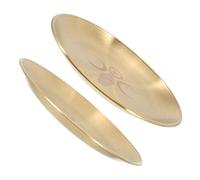 ZUNOXAZ 2pcs Pentacle Candle Tray for Tarot Ceremony Delicate Altar Plates with Wax Catcher Lightweight Elegant Design for Rituals and Offerings