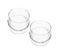 ZUNOXAZ 2pcs Plastic Measuring Cup with Sealing Spillproof Lid for Kitchen Appliance Replacement Cover Precise Measurement Compact Lightweight Blender Sealing Cover