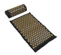 ZUNOXAZ 2Pcs Portable Acupressure Massage Pillow and Washable Yoga Mat with Carry Bag Skin-Friendly Material for Back Neck Relief and Circulation Improvement Suitable for Adults and Users