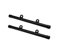 ZUNOXAZ 2pcs PVC Thickened Black Round Poster Scroll Frame Painting Hanger Rods for Indoor Outdoor Display Stylish Contemporary Mount for Posters Flags Artwork