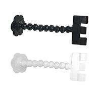 ZUNOXAZ 2Pcs Selfie Stick Clips for Pets Smartphone Attachment for Cat Training Photography Lightweight Durable Phone Holders White Black