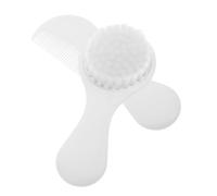 ZUNOXAZ 2pcs Soft Bristle Hair Brush Set for Newborns and Gentle Scalp Scrubber with Calming Massage Comprehensive Grooming Kit for Delicate Essentials and Cradle Cap Treatment