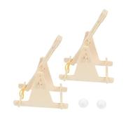 ZUNOXAZ 2pcs Stem Assembly Catapult Kit for Educational DIY Woody Science Building Enhances Hands Skills and Learning Fun for Teens