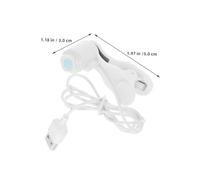 ZUNOXAZ 2pcs USB Screen Clicking Tool for Smartphones with Adjustable Speed Silent Auto Tap Clicker for Live Broadcasts Order Grabbing and Reward Task Automation White