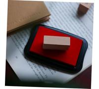 ZUNOXAZ 2pcs Vintage Red Stamp Ink Pads Water Based DIY Ink Pads for Scrapbooking Crafting Office Use with Bright Color for Rubber and Wooden Stamps
