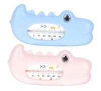 ZUNOXAZ 2pcs Water Thermometers Cute Animal Shape Pool Bathtub Temperature Measuring Tool Safe for Nursery Use Shower