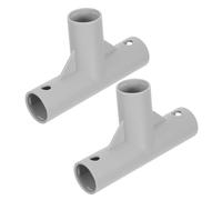 ZUNOXAZ 2pcs Way Plastic Tee Playpen Parts DIY Pipe Fittings Connector Adapter for Safety Fence Versatile Garden Furniture Repair Accessories Strong Structural Support