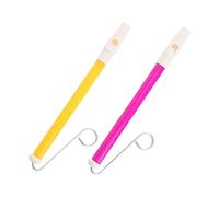 ZUNOXAZ 2pcs Wear Resistant Slide Whistles for Lightweight Plastic Musical in Purple and Yellow Easy to Carry Fun Whistles to Develop Creativity and Musical Skills