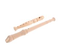 ZUNOXAZ 2pcs Wooden Soprano Recorder German English Style Music Instrument for Adults Beginners Professionally Tuned for Stable Pitch and Easy Learning