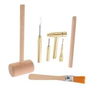 ZUNOXAZ 2Sets Archaeological Excavation Tools Kit Mini Hammer Brush Stem Educational for Adventure Fun for Boys