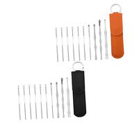 ZUNOXAZ 2sets Clinere Earwax Cleaners Alternative Ear Scoops Ear Cleaning Supplies