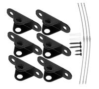 ZUNOXAZ 3 Sets Tip Furniture Straps Wall Anchors for Furniture Prevents Tipping and Collapsing Suitable for Bookshelves Cabinets and More
