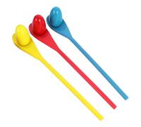 ZUNOXAZ 3 Sets Wooden Balancing Training for Sensory Training Game with Spoon Ball for Family Picnics Birthday Parties and School Activities Random Colors Random Color