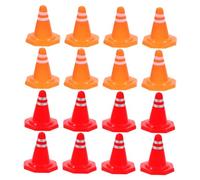 ZUNOXAZ 30pcs Traffic Cones Roadblocks for Sand Table DIY Construction Model Develop Cognitive Skills and Enhance Parent Bond