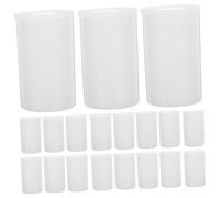 ZUNOXAZ 35pcs Small Plastic Film Canisters with Lids for Secure Storage of Camera Reels Art Beads and Small Items Containers for Hobbyists and Craft Events