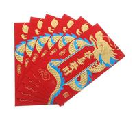 ZUNOXAZ 36Pcs Year of Dragon Red Packets with Gold Glitter Spring Festival Envelopes for Lucky Money Lightweight Red Envelopes for Chinese Year and Festive Celebrations