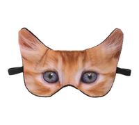 ZUNOXAZ 3D Cute Cartoon Animal Sleeping Eye Mask for Women, Realistic Pug and Cat Design, Soft Light Blocking Eye Cover for Night Sleep and Travel