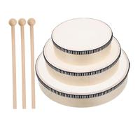 ZUNOXAZ 3pcs Handheld Tambourine Frame Percussion Instruments for Adults Music Education and Performance Simple Design for Cognitive Development and Stage Use