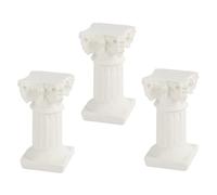 ZUNOXAZ 3pcs Miniature Roman Pillars Decorative Columns Vintage European Style Photo Props for Sand Tray Landscaping and Home Decor