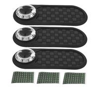 ZUNOXAZ 3pcs Multi Functional Car Mount Slip Mat for Phones Dashboard Organizer Slip Mat for Gadgets Car Dashboard Rotatable Holder for Cell Phone Holder for Auto Accessories