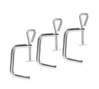 ZUNOXAZ 3pcs Pasta Maker Handle Replacement Clips Manual Noodle Machine Fixing Clamp Tool Parts for Thick Tabletops Compatible with Pasta Makers and Meat Grinders