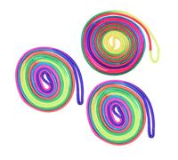 ZUNOXAZ 3pcs Rainbow Finger String for Cats Cradle Hand Game Stretchy Finger Strings for Fine Motor Skills Teamwork and Educational Fun Activities