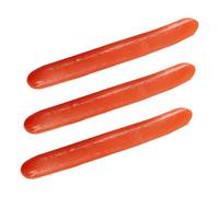 ZUNOXAZ 3pcs Realistic Fake Sausage Model for Restaurant Display Kitchen Decor Party Props Photography with Vivid Nonfading Colors and Portable Artificial Food Simulation