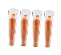 ZUNOXAZ 4 Sets Yeast Measuring Cups with Accurate Scale for Baking Reusable Graduated Cups with Smooth Pouring Arc Practical Yeast Measurement Tool for Bread Cake Pastry