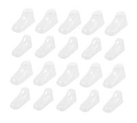 ZUNOXAZ 40pcs Shoes Display Stands Clear PVC Feet Shoe Holders for Maintaining Shape and Prolonging Life of Pre Walker and Socks