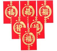 ZUNOXAZ 48PCS Chinese Red Envelopes Snake Zodiac Lunar Year Money Pockets with Secure Flap for Spring Festival Wedding Birthday Traditional Chinese Year Decorations