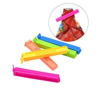 ZUNOXAZ 48pcs Food Seal Clips Plastic Bag Sealing Clamp for Snacks and Food Storage Fast and Fresh Keeping Sealer Colorful Kitchen Sealing Clips for Freezer Use Random Color