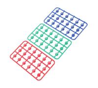 ZUNOXAZ 49pcs Colored Raffle Balls Lottery Numbers Bingo Balls for Party Games Portable Raffle Game Props with Fall-resistant Material