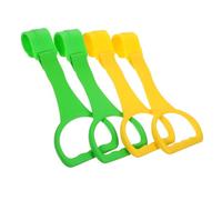 ZUNOXAZ 4pcs Boy Girl Bed Pull Rings Lightweight Stand-up Rings for Boy Girl Gripping Assistants for Safe Walking Exploration Convenient Crib Accessories for Early Development