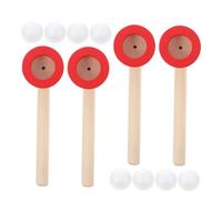 ZUNOXAZ 4pcs Floating Ball Blowing Pipe Game for Adults Interactive Stress Relief and Balance Training Safe and Engaging Family Play