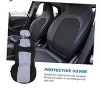ZUNOXAZ 4pcs Front Car Seat Covers Fit Modern Cloth Protection Cushion with Sponge for Vehicle Interior Dust Seat Protector