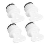 ZUNOXAZ 4pcs Hot Water Bottle Replacement Stoppers Leakproof Rubber Sealing Plugs Safety Caps for Heat Retention Portable Warm Water Bottle Spare Plugs