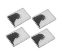 ZUNOXAZ 4pcs Iron Shavings Magnetic Powder Box for Electromagnetism Teaching Physics Lab Science Experiments Educational Tool for Middle High School and University