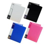 ZUNOXAZ 4pcs Mini Dollhouse File Folders Realistic Office Supplies for Dollhouse Decor Enhancing Learning and Creativity Miniature Scenes Pink White Black and Blue