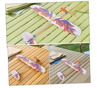 ZUNOXAZ 4Pcs Powered Glider Plane Kit DIY Airplane Models for Boys Skill Building Outdoor Indoor Flight Creative Fun for Year Play