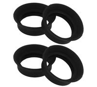 ZUNOXAZ 4pcs Rubber Eyepiece Cover for Stereoscopic Microscope Eyecup Replacement Protectors Anti-glare Microscope Eye Mask for Optical Safety and Comfort
