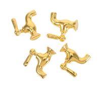 ZUNOXAZ 4pcs Scale Miniature Dollhouse Faucet Realistic Tiny Tap for Kitchen Bathroom Decor Model with Authentic Design Easy Installation for Dollhouse Accessories