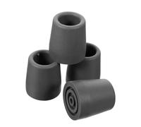 ZUNOXAZ 4pcs Slip Resistant Walker Foot Pads Walking Stick Pad for Crutches Easy Install Crutch Accessories