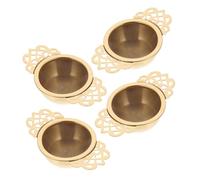 ZUNOXAZ 4pcs Stainless Steel Tea Strainers with Precision Fine Mesh Food Grade Filters for Loose Leaf Brewing Fit for Teapots Cups Mugs Debris Separation