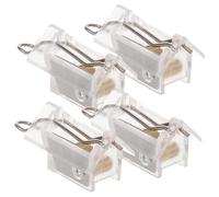 ZUNOXAZ 4pcs Venetian Blind Cord Locks Window Blinds Wire Locks Accessories for Curtain Cord Control Easy Installation Reliable Material