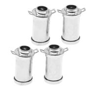 ZUNOXAZ 4pcs Vintage Mini Milk Jug for Dollhouse Retro Alloy Metal Cream Can Miniature Kitchen Decor Accessories for Tiny House Scene Miniature Craft Props for Pretend Play and Collectors